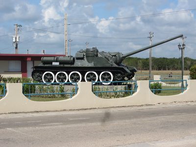 A display of military might at a museum commemorating...